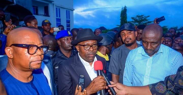 Gov Fubara Visits Ikwerre LG Secretariat, Says Burning of Secretariats An Act of Irresponsibility
