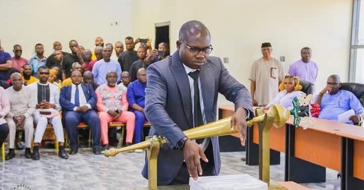 Chairman of Ahoada West Presents N4B Budget To Legislative Council