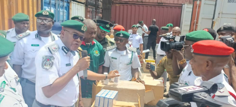 Customs Seizes illegally Imported Drugs Worth N46.399B in Rivers