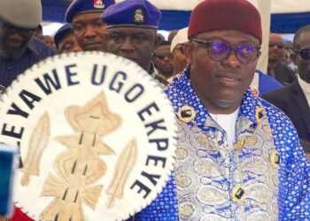 Gov Fubara Conferred With Chieftaincy Title in Ahoada