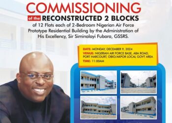 Fubara to Commission NAF Prototype Residential Building Tomorrow