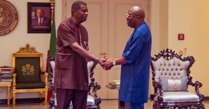 Pastor Adeboye Visits Rivers Governor, Prays for State