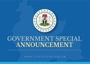 GOVERNMENT SPECIAL ANNOUNCEMENT