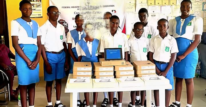 Rivers Lawmaker Donates Laptops to Rivers State University Secondary School