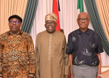 Rivers Crisis: Fubara, Wike, Amaewhule Meet President Tinubu in Abuja