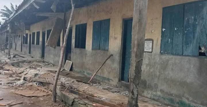 Head Teacher Injured as School Building Collapses in Rivers Community