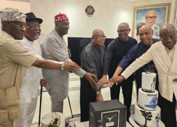 Peter Obi in Port Harcourt for Philanthropist Mac Oruche’s 72nd Birthday, Endorses ₦100m Nursing School Donation