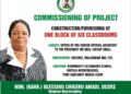 Rivers Lawmaker Set to Commissions Six Newly Constructed Classrooms at Nkpolu-Oroworukwo School
