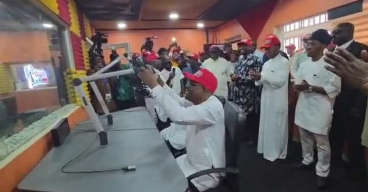 Wike Launches Pro-Tinubu Campaign Radio Station in Rivers