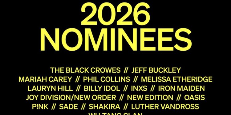 Sade, Luther Vandross, Shakira, Lauryn Hill, 13 Others to be inducted into 2026 Hall of Fame