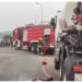 Fuel-Laden Tanker Falls at Nkpogu Junction, Firefighters Avert Disaster