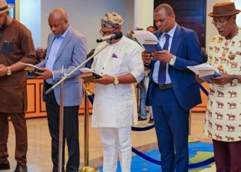 Fubara Assigns Portfolios to Newly Sworn-In Commissioners in Rivers