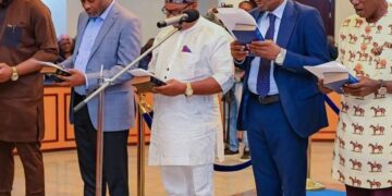 Fubara Assigns Portfolios to Newly Sworn-In Commissioners in Rivers