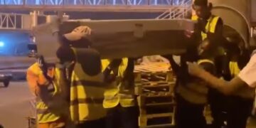 Wike, Others Receive Barry Mpigi’s Corpse at Nnamdi Azikiwe Airport