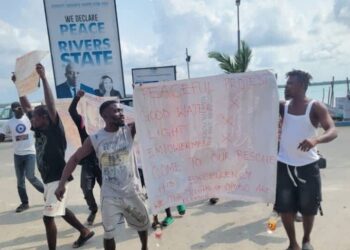 Youths Protest Hardship, Joblessness in Opobo