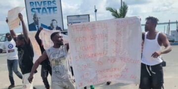 Youths Protest Hardship, Joblessness in Opobo