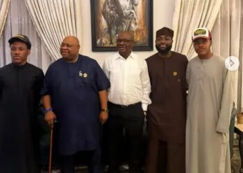 “I Won, I Won You Guys’ – Davido Teases Wike During Visit With Uncle