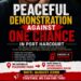 One-Chance Protest: ‘We’ve Received Threats, But Demonstration Must Go On’ — Organisers Insist