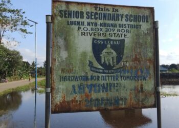 Flooding Renders Community Secondary School Lueku Inaccessible, Stakeholders Seek Rivers Govt Intervention