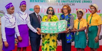 RHI Distribute iPads, Cash, Sanitary Pads to Rivers Students